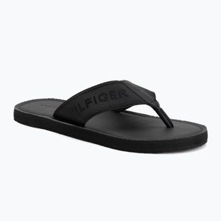 Șlapi pentru bărbați Tommy Hilfiger Lbeach Sandal Leather black