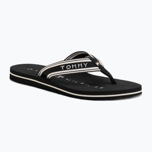 Șlapi de damă Tommy Hilfiger Webbing Summer Sandal black