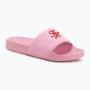 Papuci pentru femei Tommy Hilfiger Script Pool rose petal