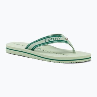 Șlapi de damă Tommy Hilfiger Webbing Summer Sandal gentle jade