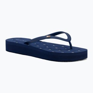 Șlapi pentru femei Tommy Hilfiger Critter Print Summer preppy navy