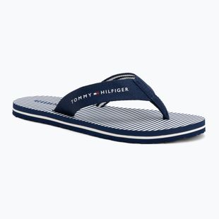 Șlapi pentru femei Tommy Hilfiger Ithaca Stripe Summer preppy navy