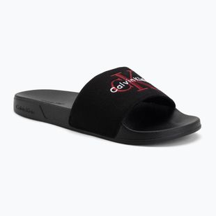 Șlapi pentru bărbați Calvin Klein YM0YM01393 Ess black/rhubarb