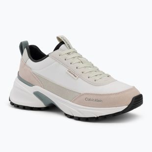 Încălțăminte pentru femei Calvin Klein HW0HW03279 Hike Runner Nylon Mix brilliant white/misty blue/arctic