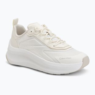 Încălțăminte pentru femei Calvin Klein HW0HW03111 Chunky Runner Laceup HF BLST Nylon bright white/marshmallow