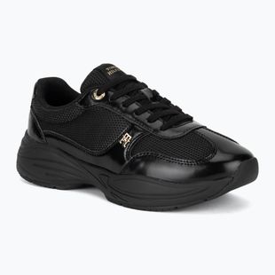 Încălțăminte pentru femei Tommy Hilfiger ModernRunner Shiny Leather black