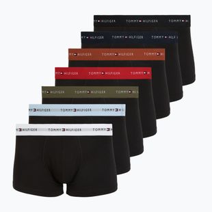 Boxeri pentru bărbați Tommy Hilfiger Trunk WB 7 pack black/whit/lava/sky blue/navy blue/ter red/ut ol