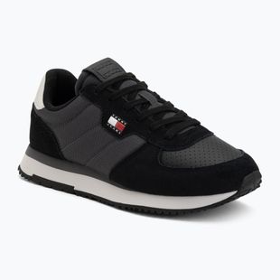 Încălțăminte pentru bărbați Tommy Jeans Runner Flag Mix washed black/stratus grey