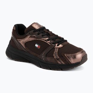Încălțăminte pentru femei Tommy Hilfiger TJW Modern Runner Metallics fondant brown
