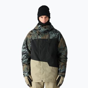 Geacă de snowboard pentru bărbați 686 Geo cypress green hemisphere colorblock