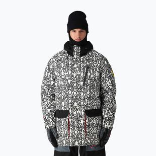 Geacă de snowboard pentru bărbați 686 Spectra Insulated keith haring white colorblock