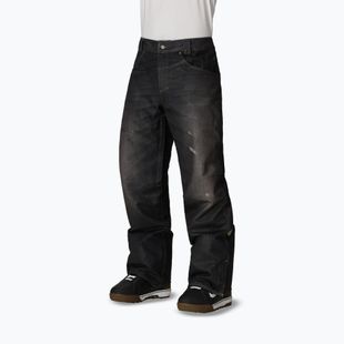 Pantaloni de snowboard pentru bărbați 686 Deconstructed Denim Insulated black denim