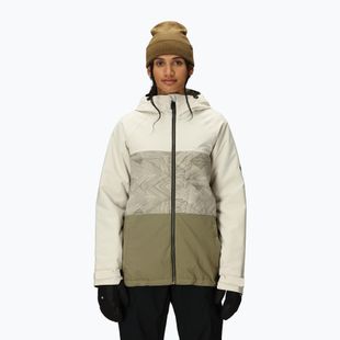 Geacă de snowboard pentru femei 686 Athena Insulated limestone colorblock