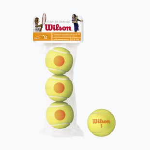 Wilson Starter Orange Tball set de mingi de tenis pentru copii 3 buc galben WRT137300
