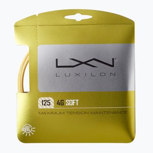 Cordaj de tenis Luxilon 4G Soft 125 12,2 m gold