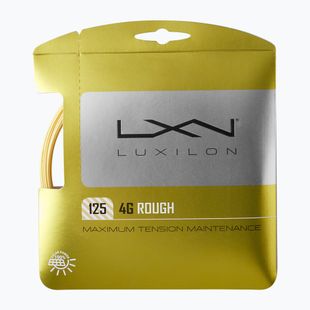 Cordaj de tenis Luxilon 4G Rough 125 12,2 m gold