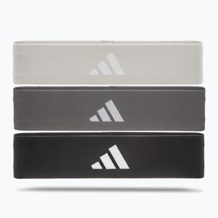 Set de elastice pentru exerciții adidas Resistance Band 3 szt. black/ grey/ white