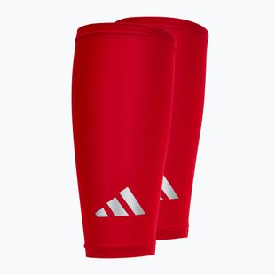 Benzi compresive pentru gambe adidas Climacool Compression Calf Sleeves true red