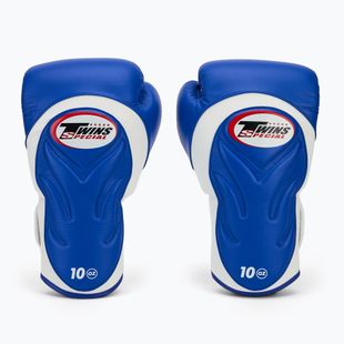 Mănuși de box Twins Special BGVL6 white/blue