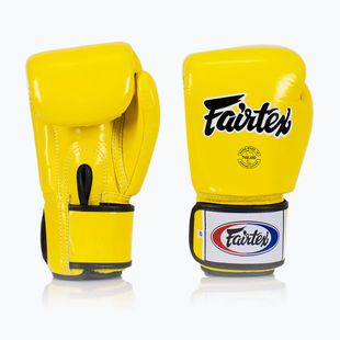 Mănuși de box Fairtex Universal "Tight-Fit" Design yellow