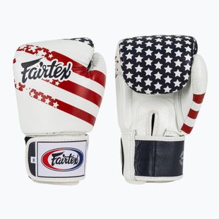 Mănuși de box Fairtex Universal "Tight-Fit" Design USA white