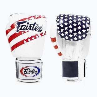 Mănuși de box Fairtex Universal "Tight-Fit" Design USA white
