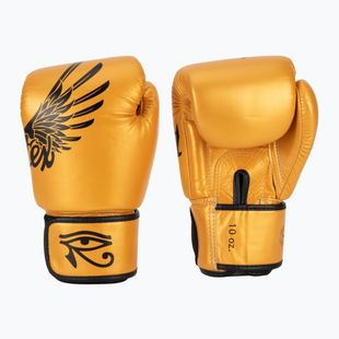 Mănuși de box Fairtex Universal "Tight-Fit" Design Falcon gold