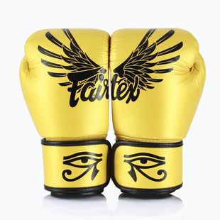 Mănuși de box Fairtex Universal "Tight-Fit" Design Falcon gold