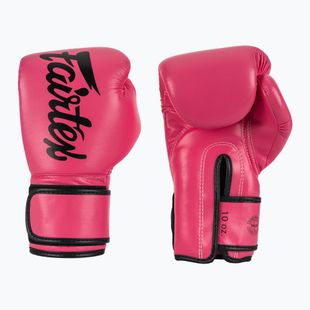 Mănuși de box Fairtex Microfiber pink/black