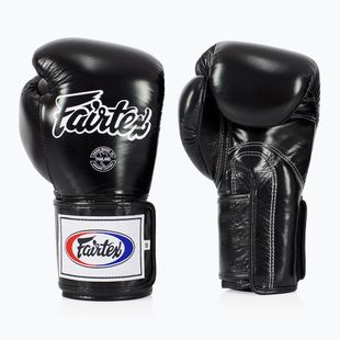 Fairtex Super Sparring Mănuși de box - deget blocat negru