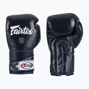 Fairtex Stylish Angular Sparring Mănuși de box - deget blocat albastru