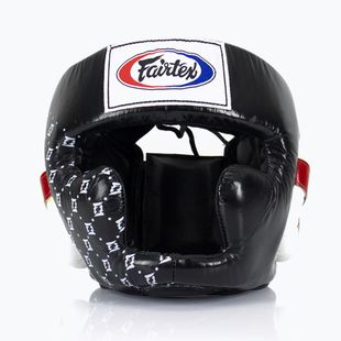 Cască de box Fairtex Super Sparring black/white
