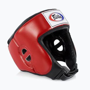 Cască de protecție Fairtex Muay Thai & Kickboxing Competition red