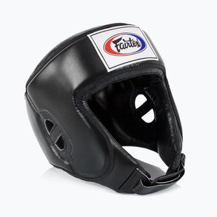 Cască de protecție Fairtex Muay Thai & Kickboxing Competition black
