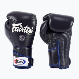 Fairtex Stylish Angular Sparring Mănuși de box - deget blocat albastru