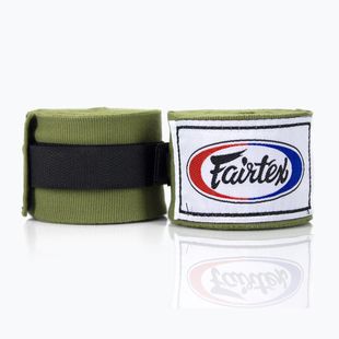 Fairtex Handwraps bandaje de box 300 cm măsline