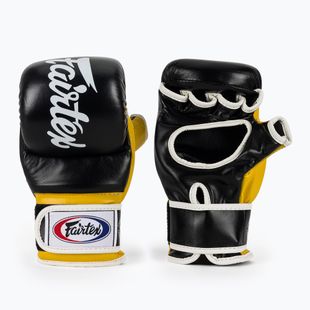 Mănuși Fairtex Super Sparring Grappling negru/galben
