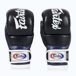 Mănuși Fairtex Super Sparring Grappling negru/albastru