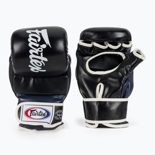Mănuși Fairtex Super Sparring Grappling negru/albastru