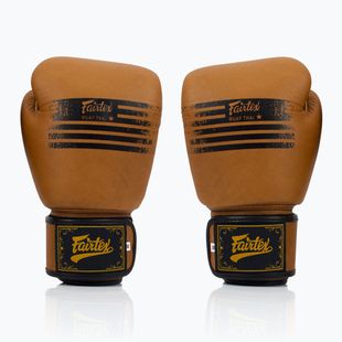 Mănuși de box Fairtex Legacy Genuine brown