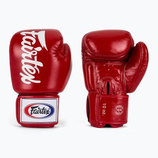 Mănuși de box Fairtex Deluxe Tight-Fit red