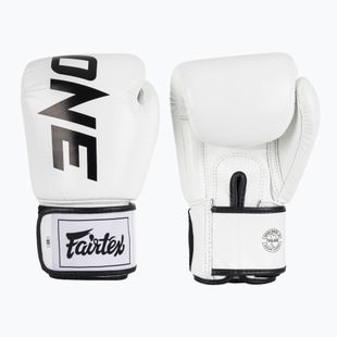 Mănuși de box Fairtex ONE X Fairtex Boxing white