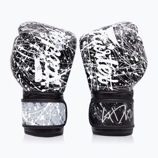 Mănuși de box Fairtex Microfiber Art Collections Painter black/white