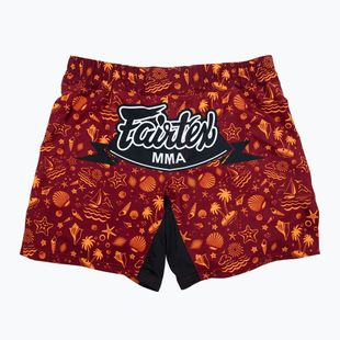 Fairtex MMA Fightshort Breeze maro pantaloni scurți de antrenament
