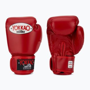 Mănuși de box pentru bărbați YOKKAO Matrix red