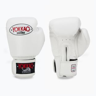 Mănuși de box pentru bărbați YOKKAO Matrix white