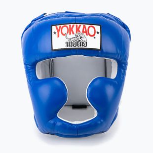 Cască de box pentru bărbați YOKKAO Training blue
