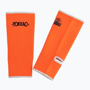 Protecții gleznă pentru bărbați  YOKKAO Muay Thai neon orange