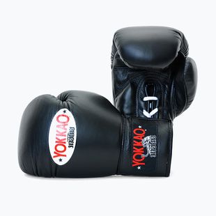 Mănuși de box pentru bărbați YOKKAO Matrix Lace Up black