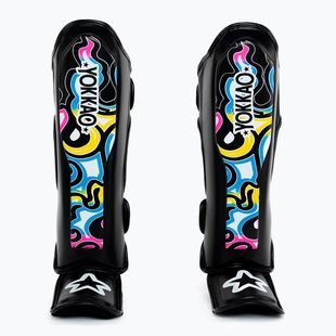 Apărători de tibie Yokkao Flames black